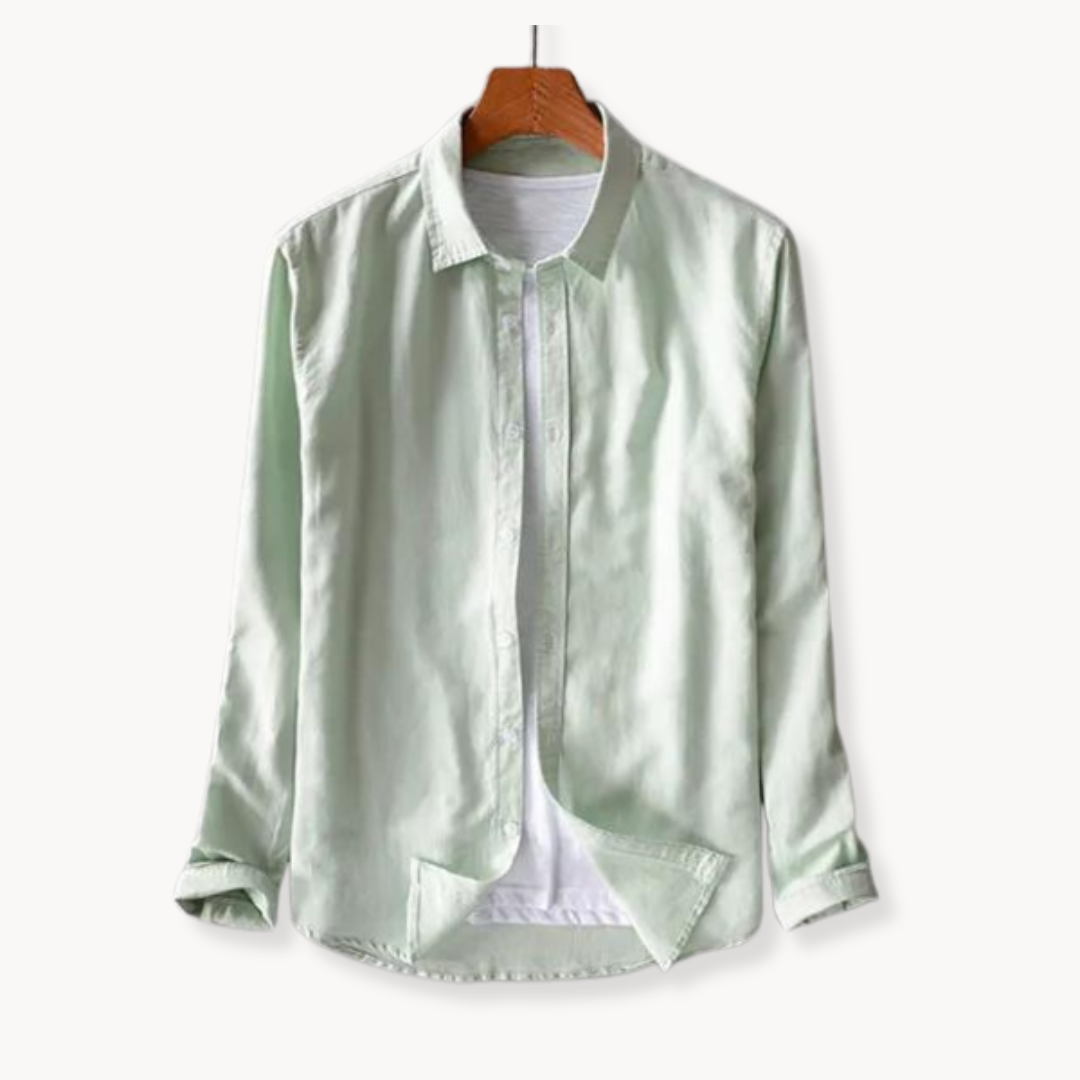 OTTAVIANO Linen Cotton Gömlek