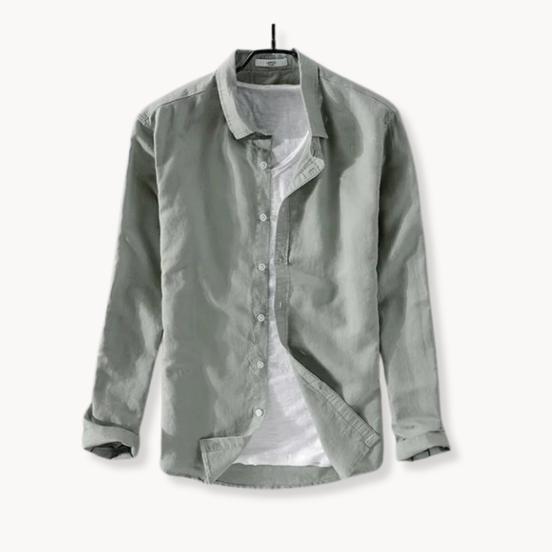 OTTAVIANO Linen Cotton Gömlek