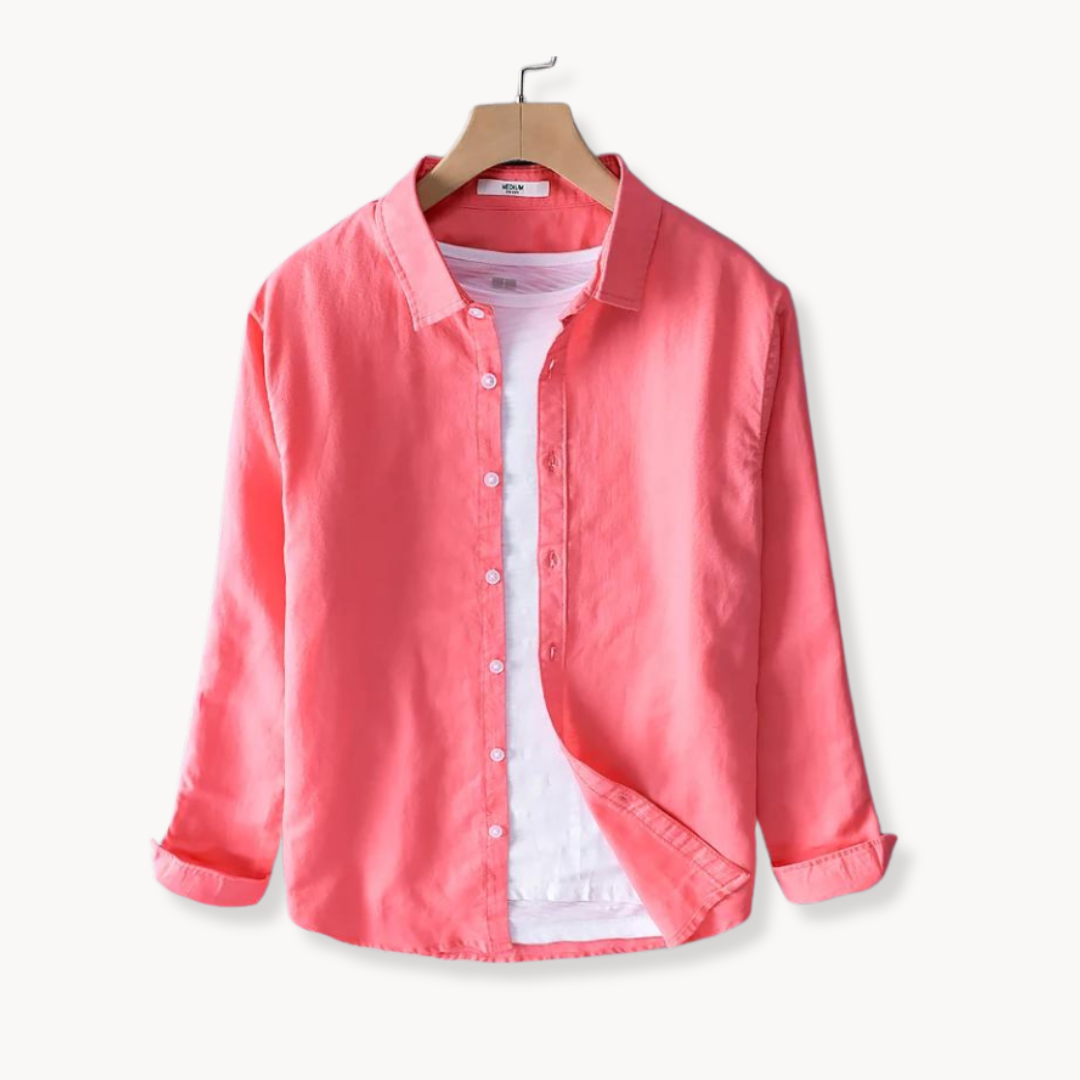 OTTAVIANO Linen Cotton Gömlek