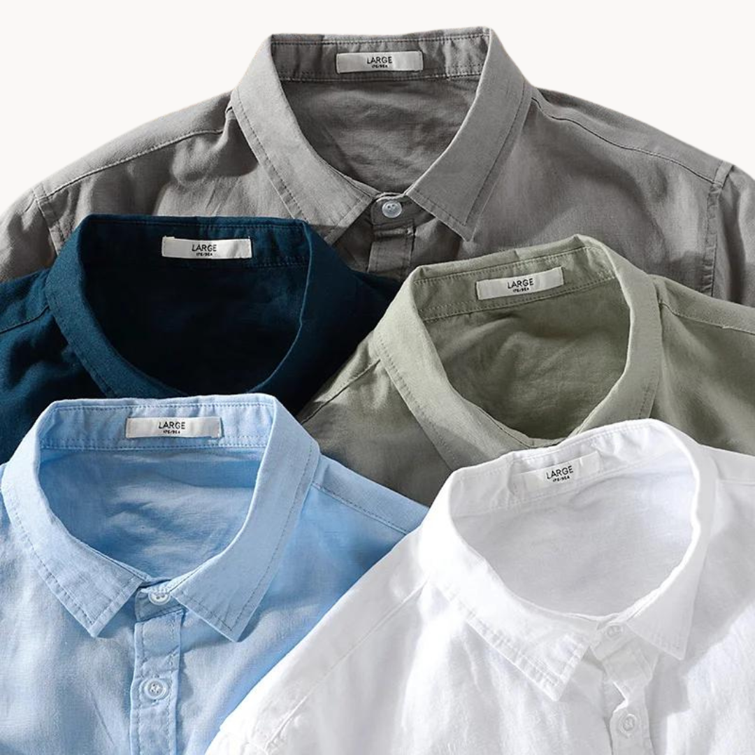 OTTAVIANO Linen Cotton Gömlek