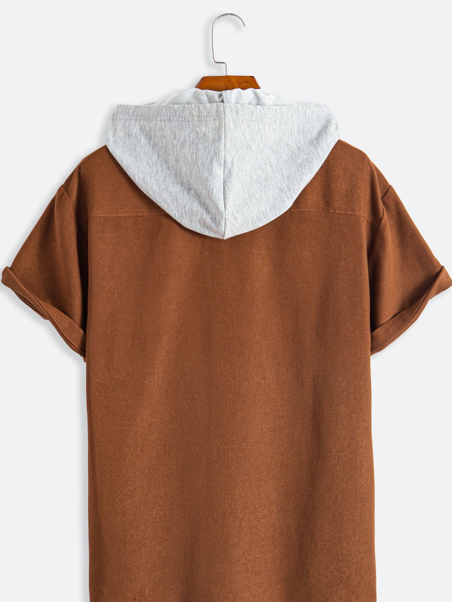 VARENO Kapuşonlu Pamuk Gömlek