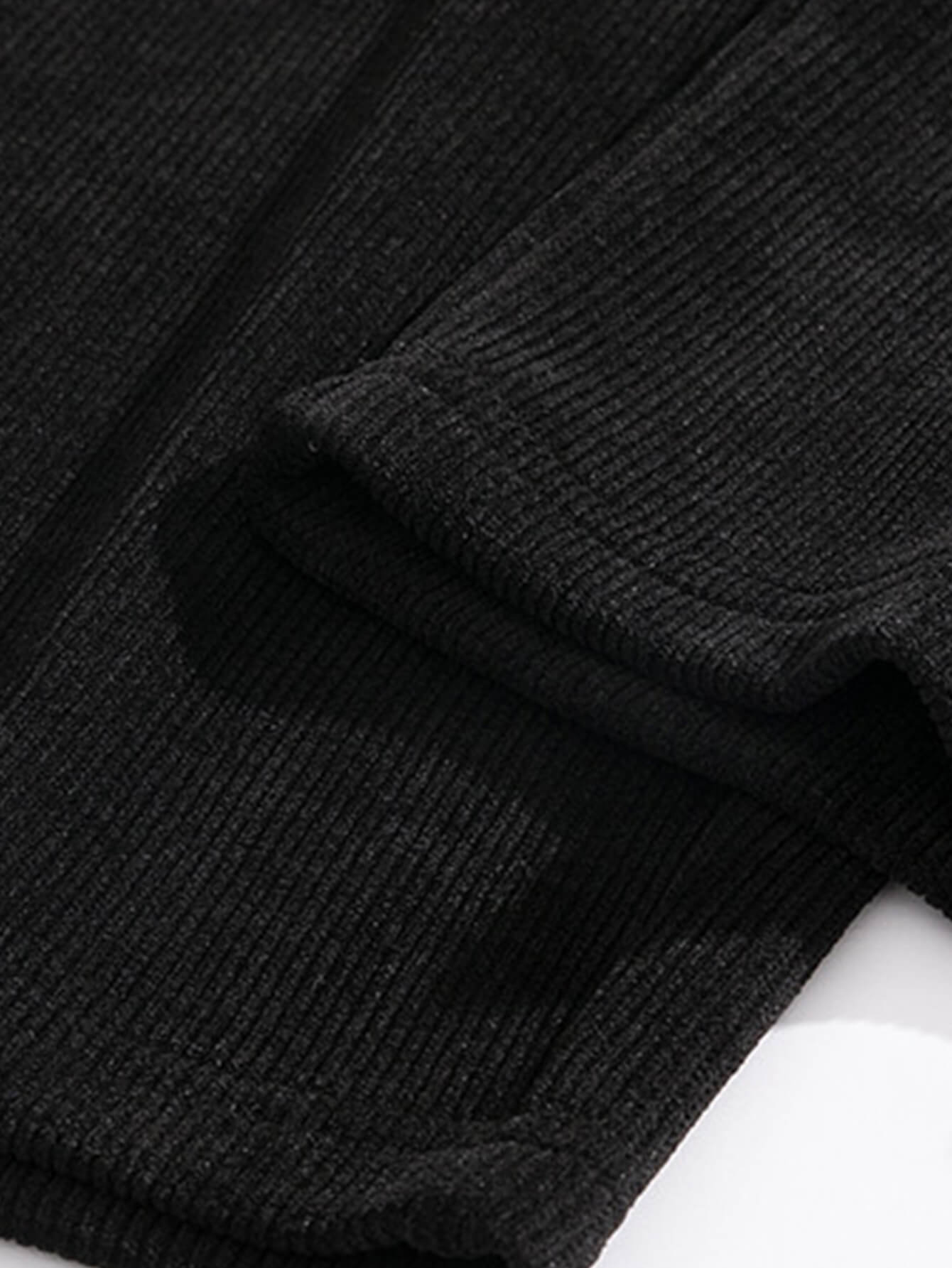 OTTAVIANO Siyah Yamalı Eşofman Altı