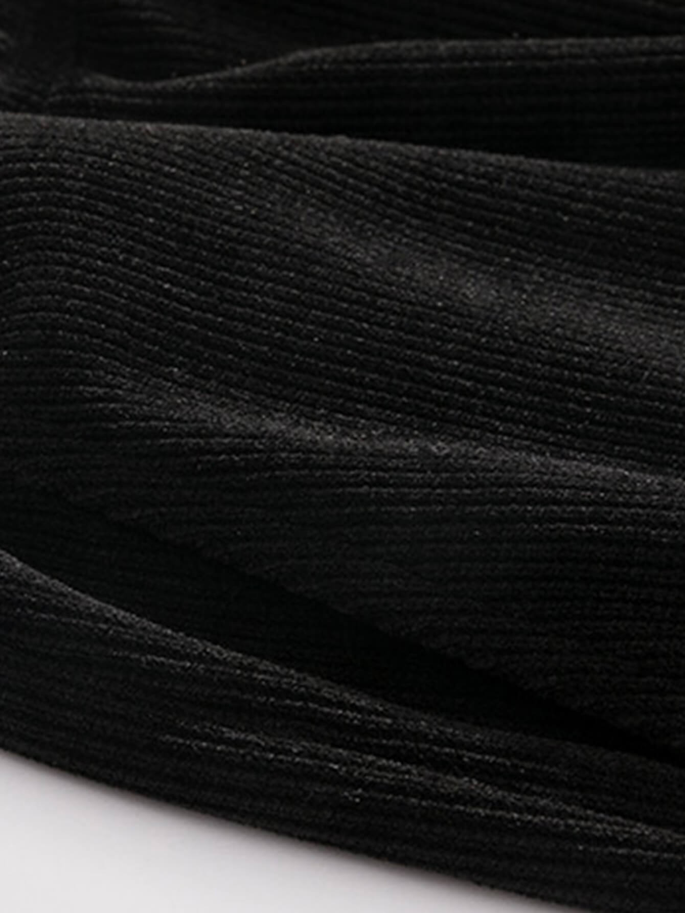 OTTAVIANO Siyah Yamalı Eşofman Altı