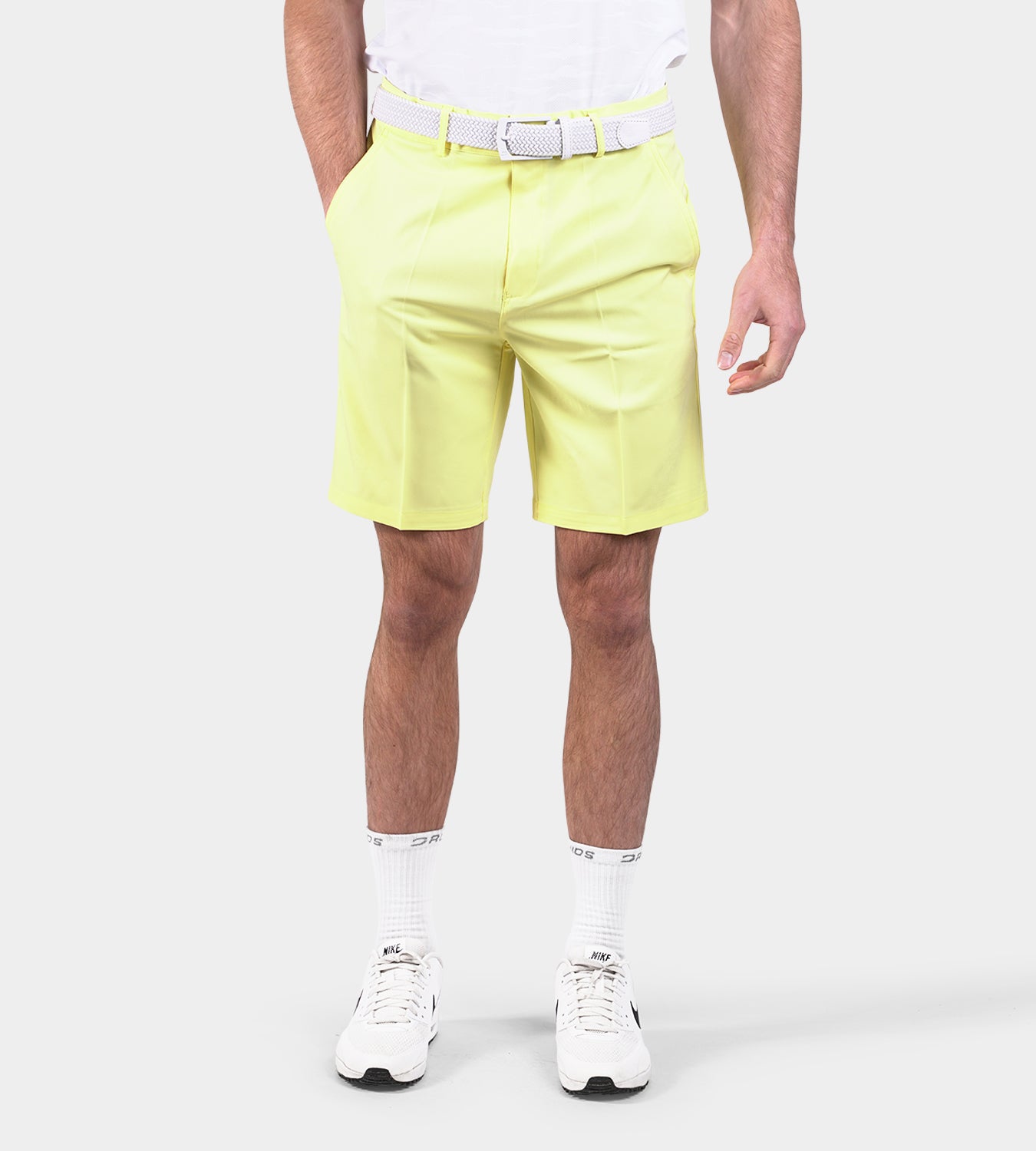 CLIMA GOLF SHORTS - LEMON