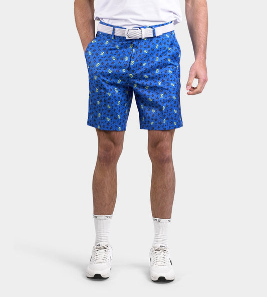 CLIMA GRUNGE SKULLZ SHORTS - BLUE