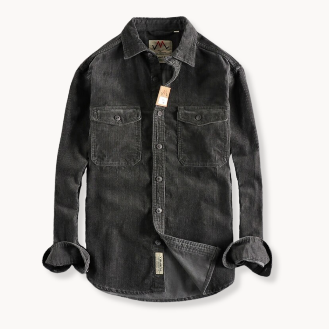 OTTAVIANO Kadife Kazak Gömlek