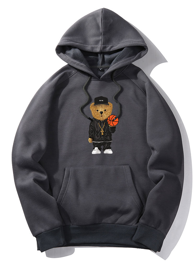 OTTAVIANO Basketball Bear Hoodie