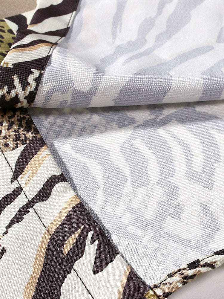 VARENO Leopar Gömlek