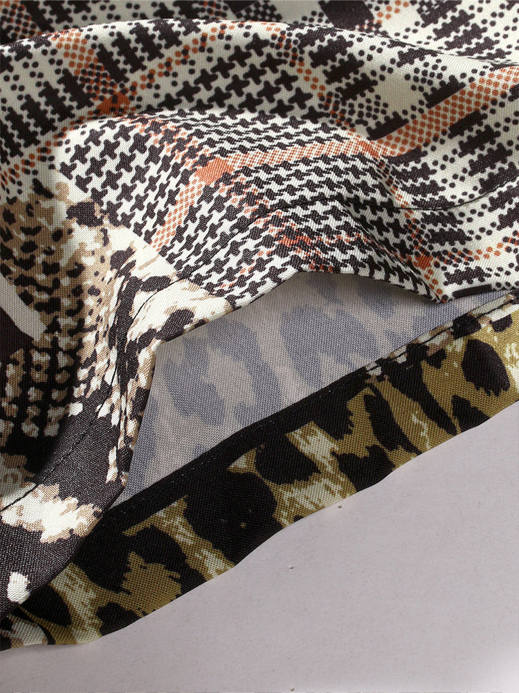 VARENO Leopar Gömlek