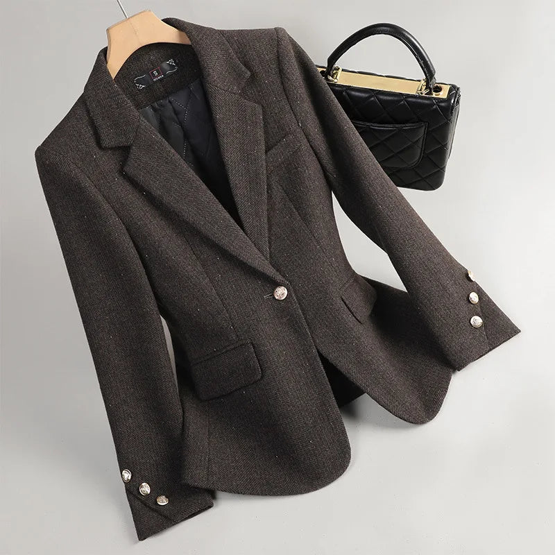 VALENTAIN™ Yün Blazer Ceket