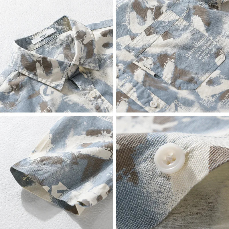 VARENO Beach Pamuk Gömlek