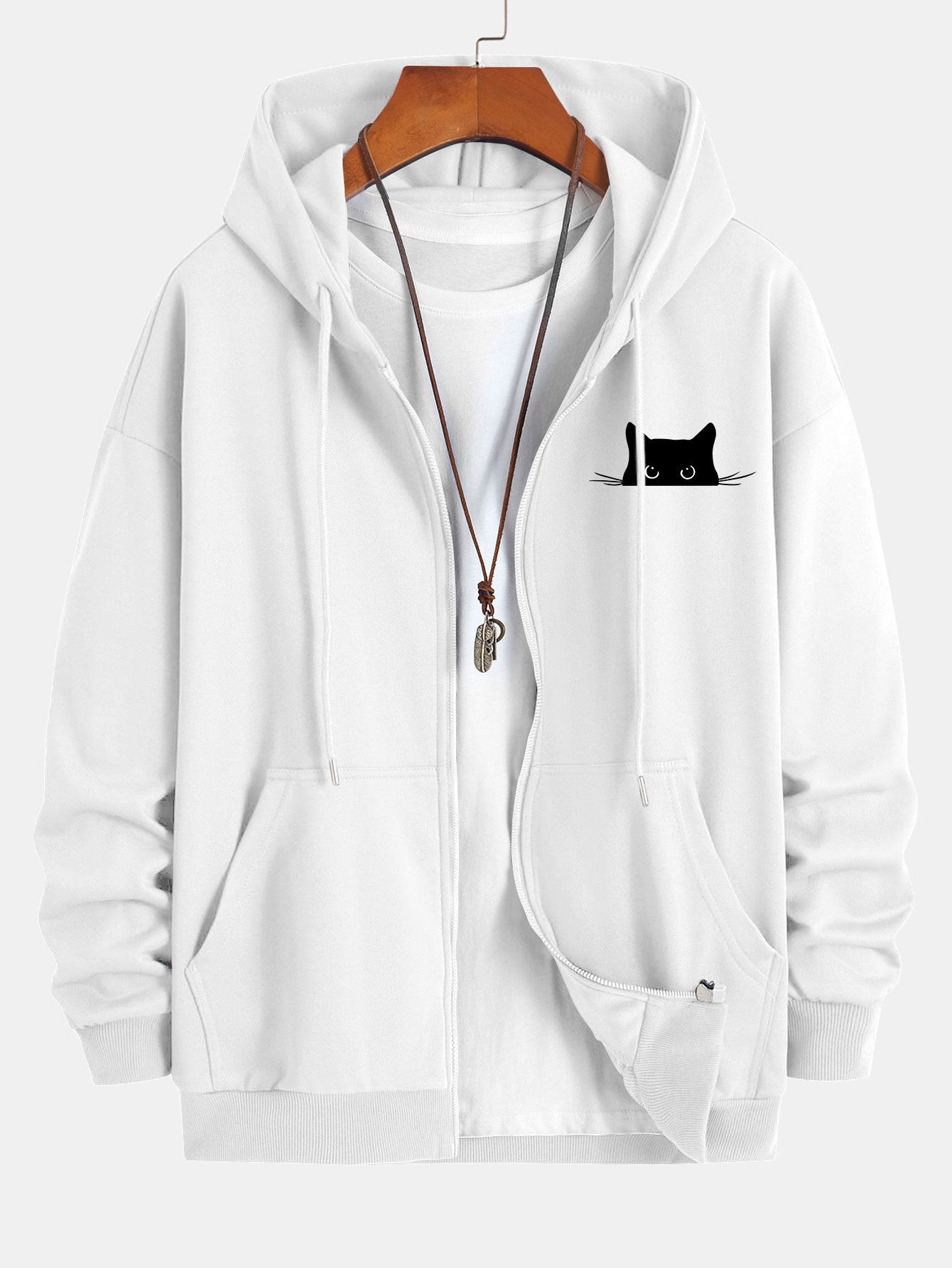 OTTAVIANO Black Cat Hoodie