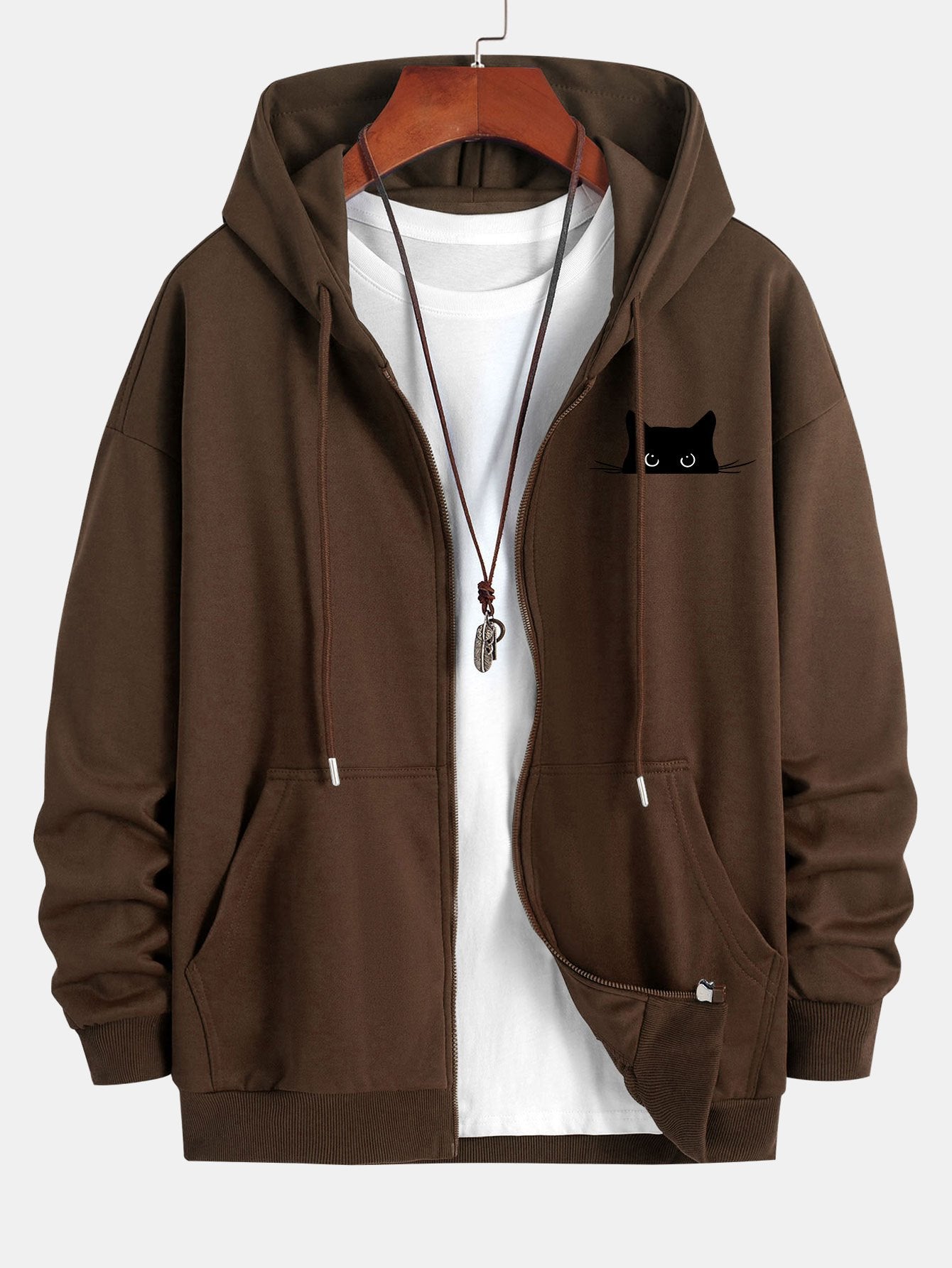 OTTAVIANO Black Cat Hoodie
