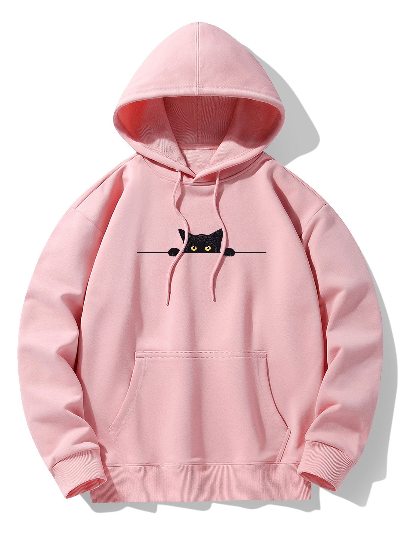 OTTAVIANO Black Cat Drop Hoodie
