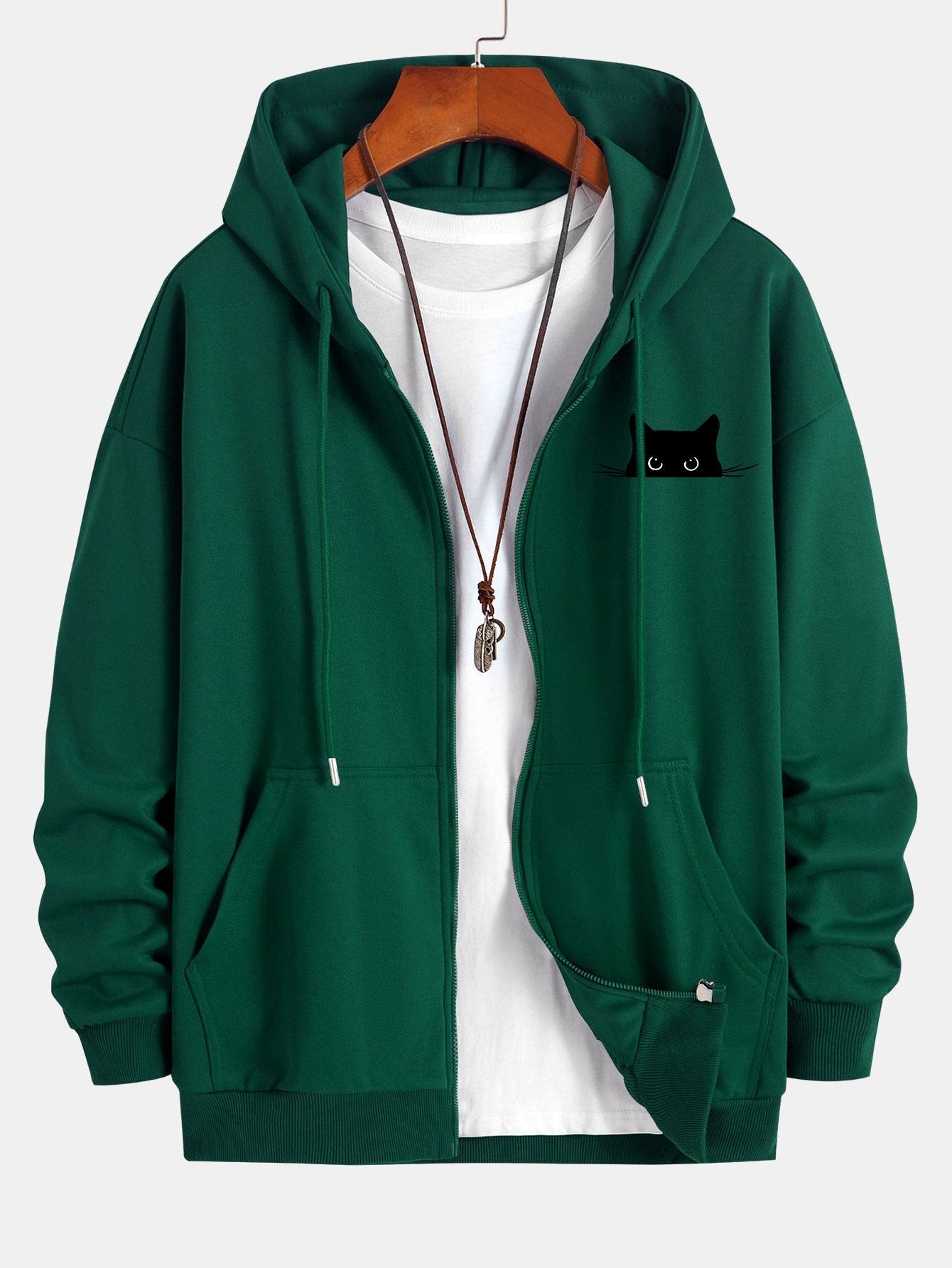 OTTAVIANO Black Cat Hoodie
