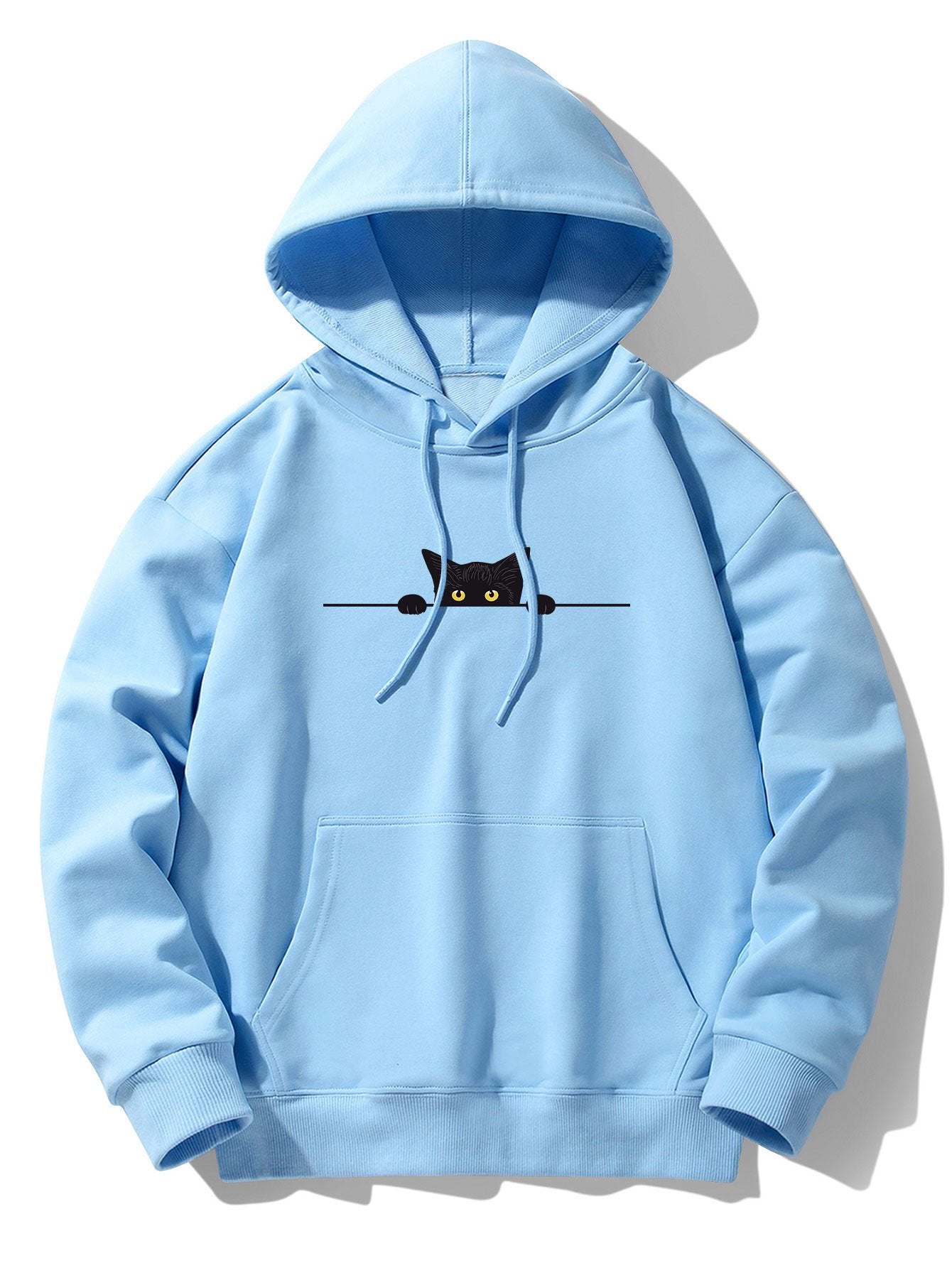 OTTAVIANO Black Cat Drop Hoodie