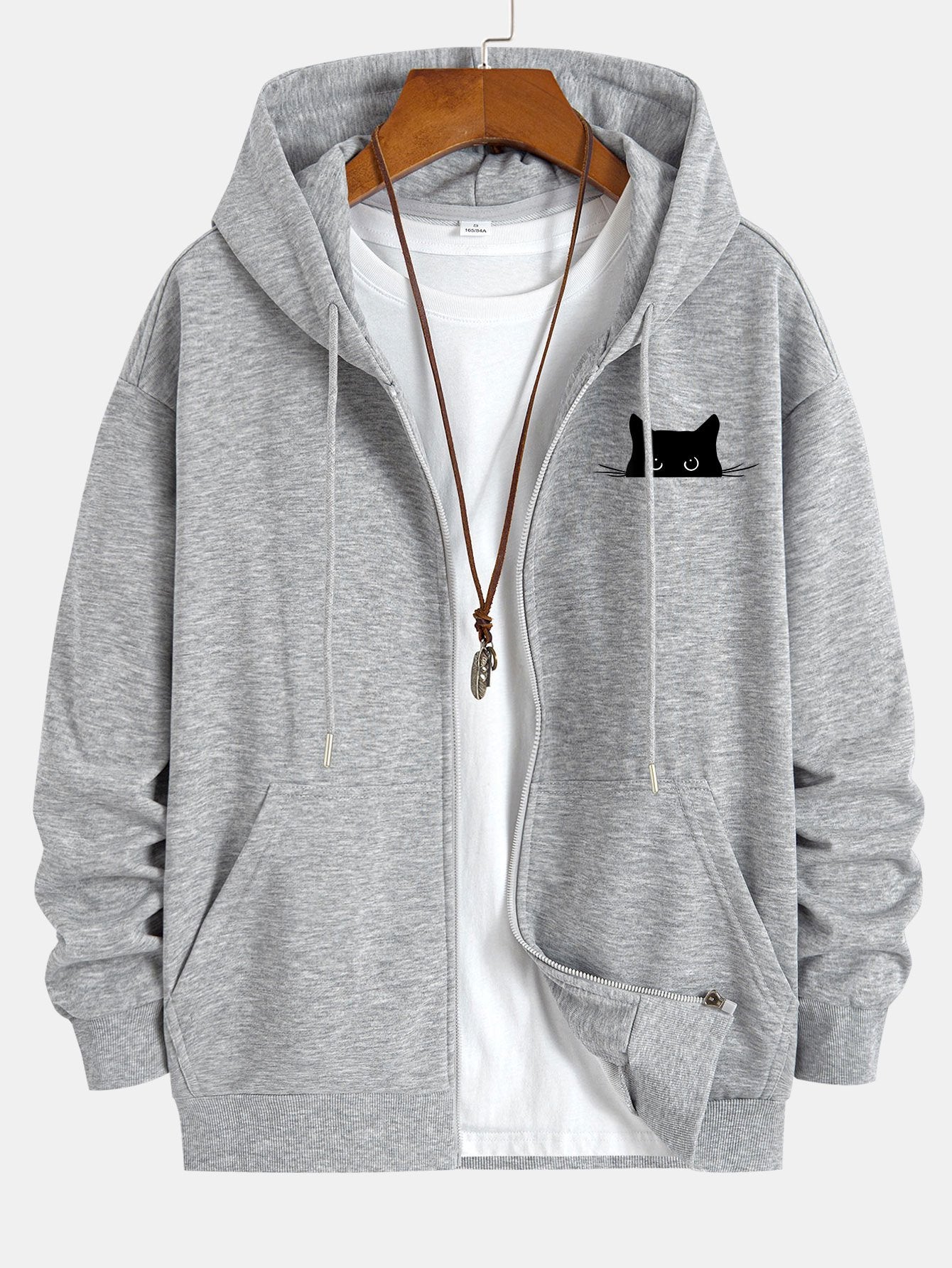 OTTAVIANO Black Cat Hoodie