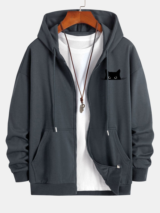OTTAVIANO Black Cat Hoodie