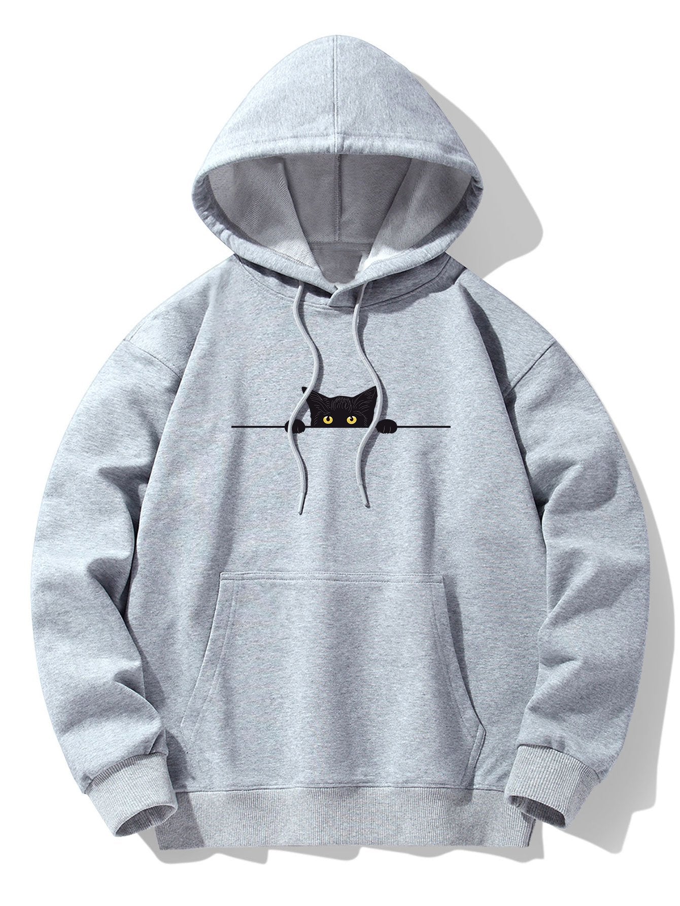 OTTAVIANO Black Cat Drop Hoodie