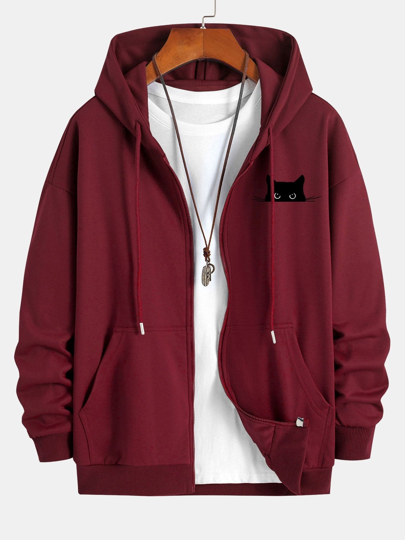 OTTAVIANO Black Cat Hoodie