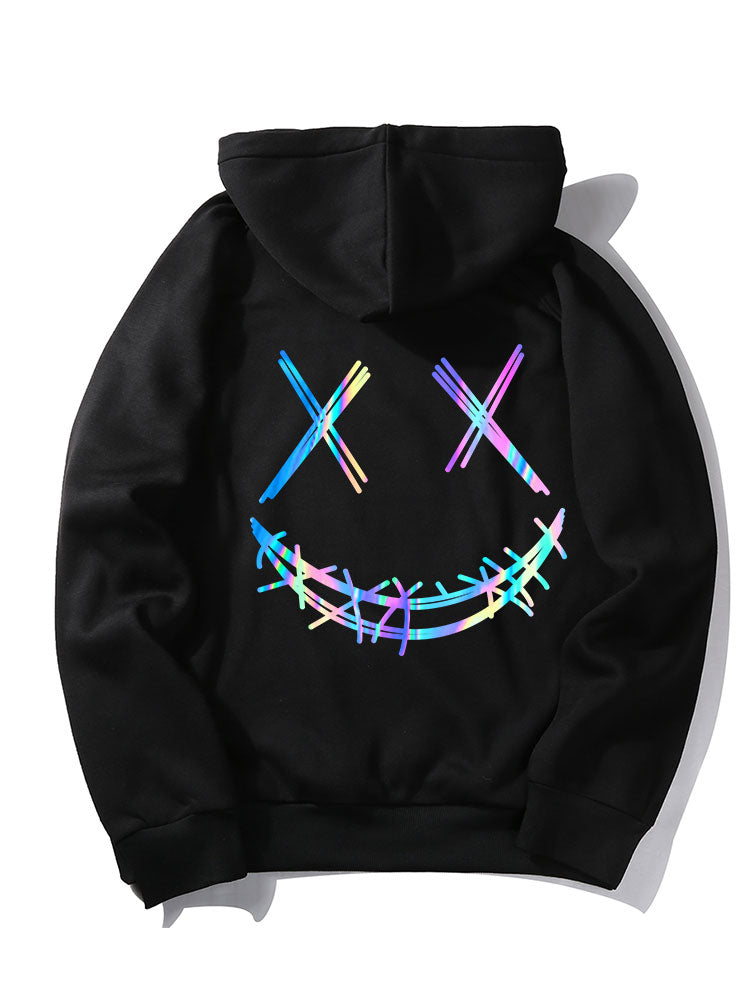 OTTAVIANO Gradient Smiley Hoodie