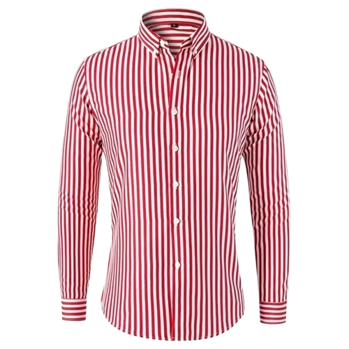 OTTAVIANO Dik Çizgili Pamuk Gömlek