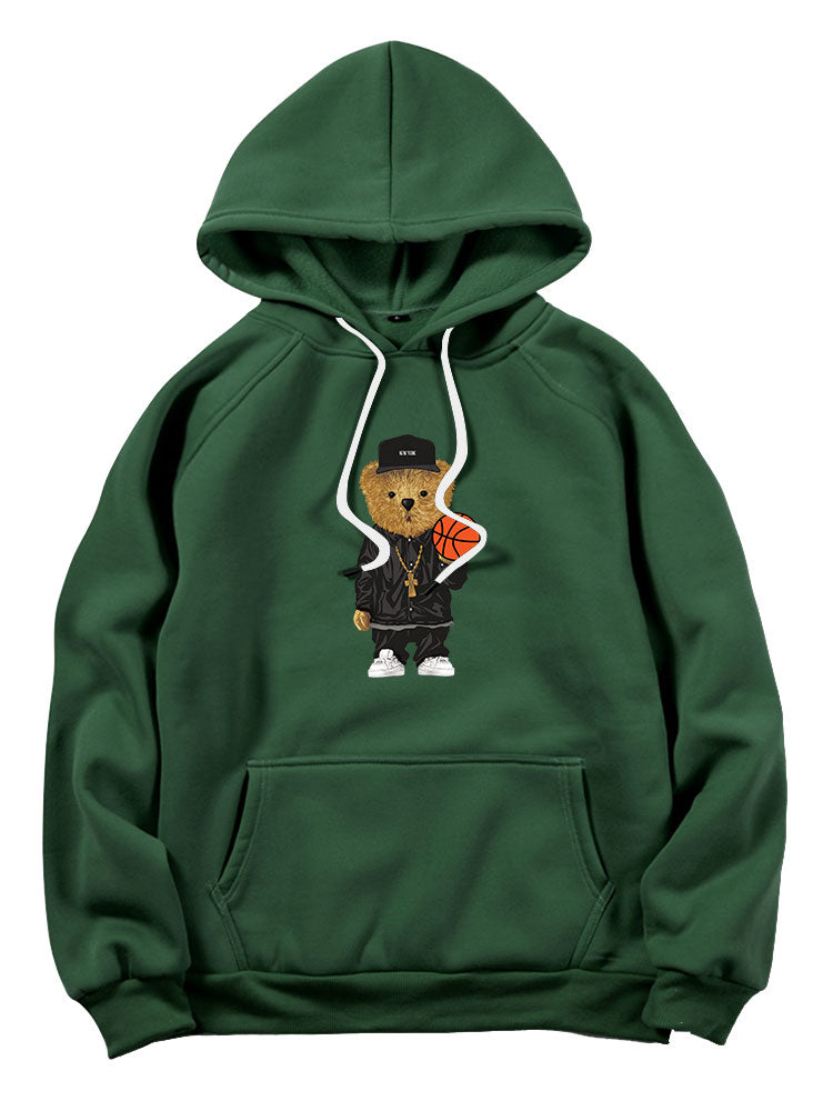 OTTAVIANO Basketball Bear Hoodie