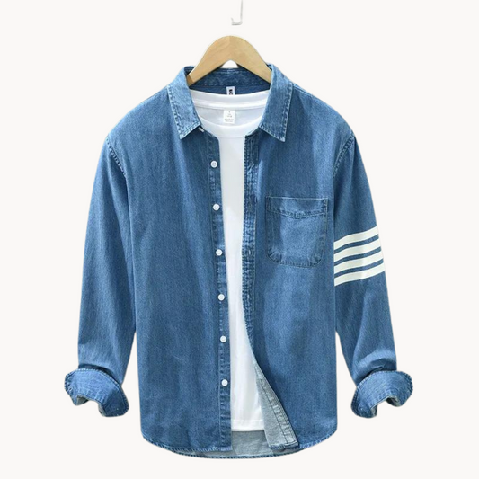 OTTAVIANO Denim Collar Gömlek