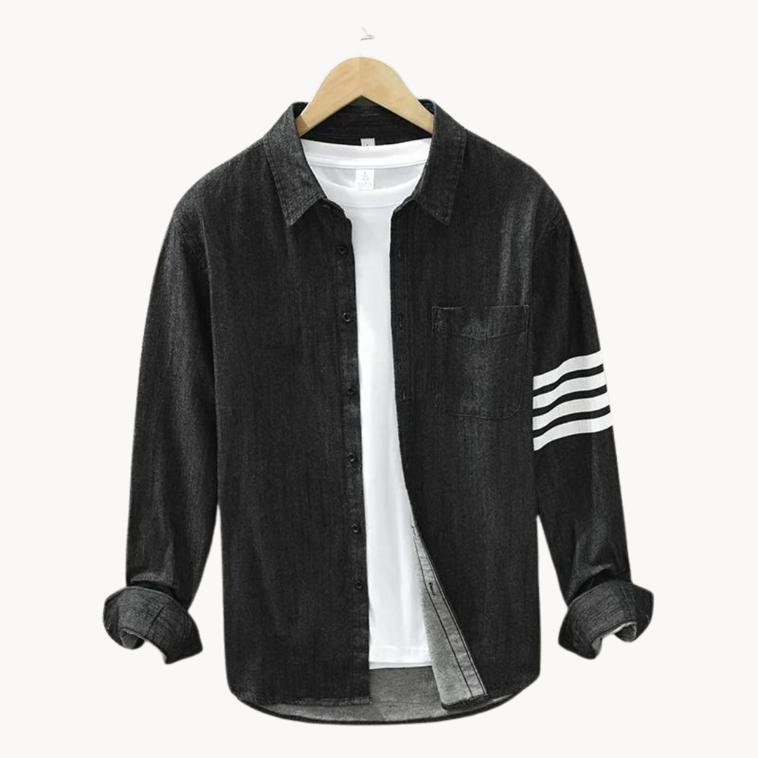 OTTAVIANO Denim Collar Gömlek