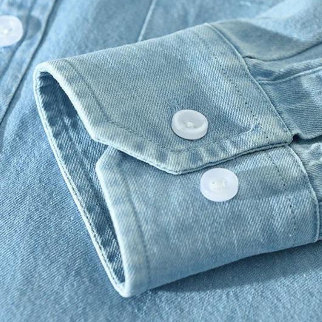 OTTAVIANO Denim Collar Gömlek