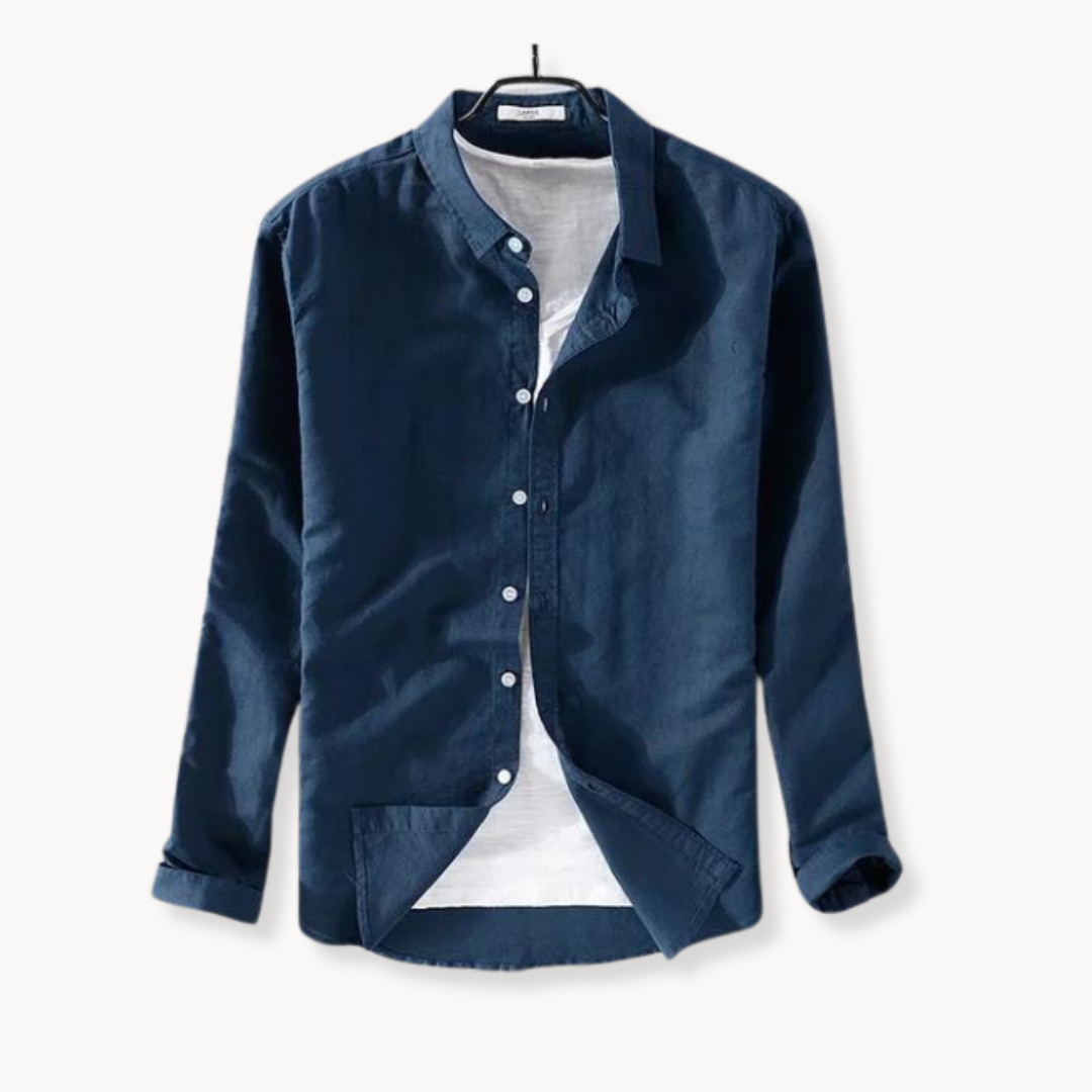 OTTAVIANO Linen Cotton Gömlek