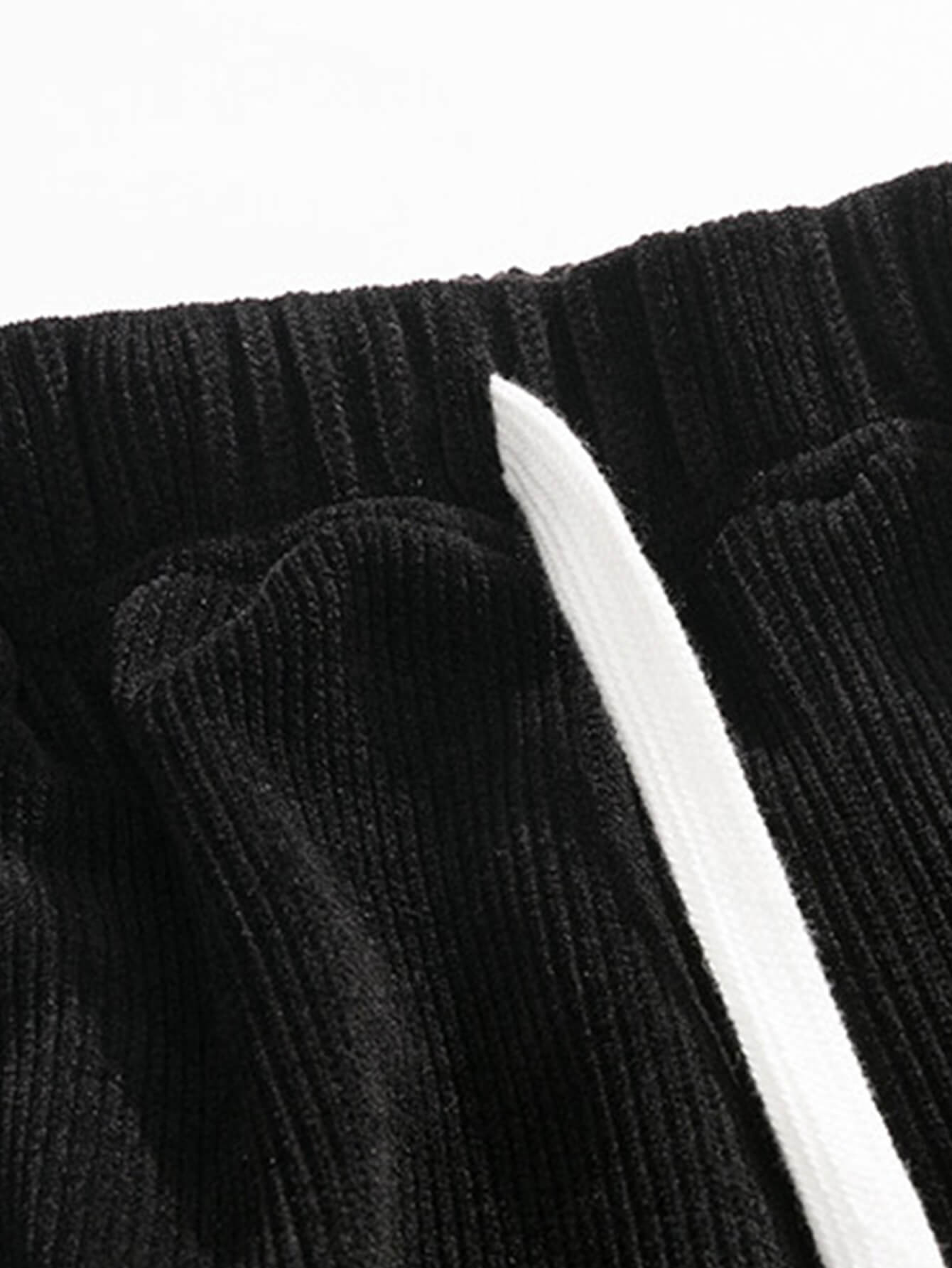 OTTAVIANO Siyah Yamalı Eşofman Altı