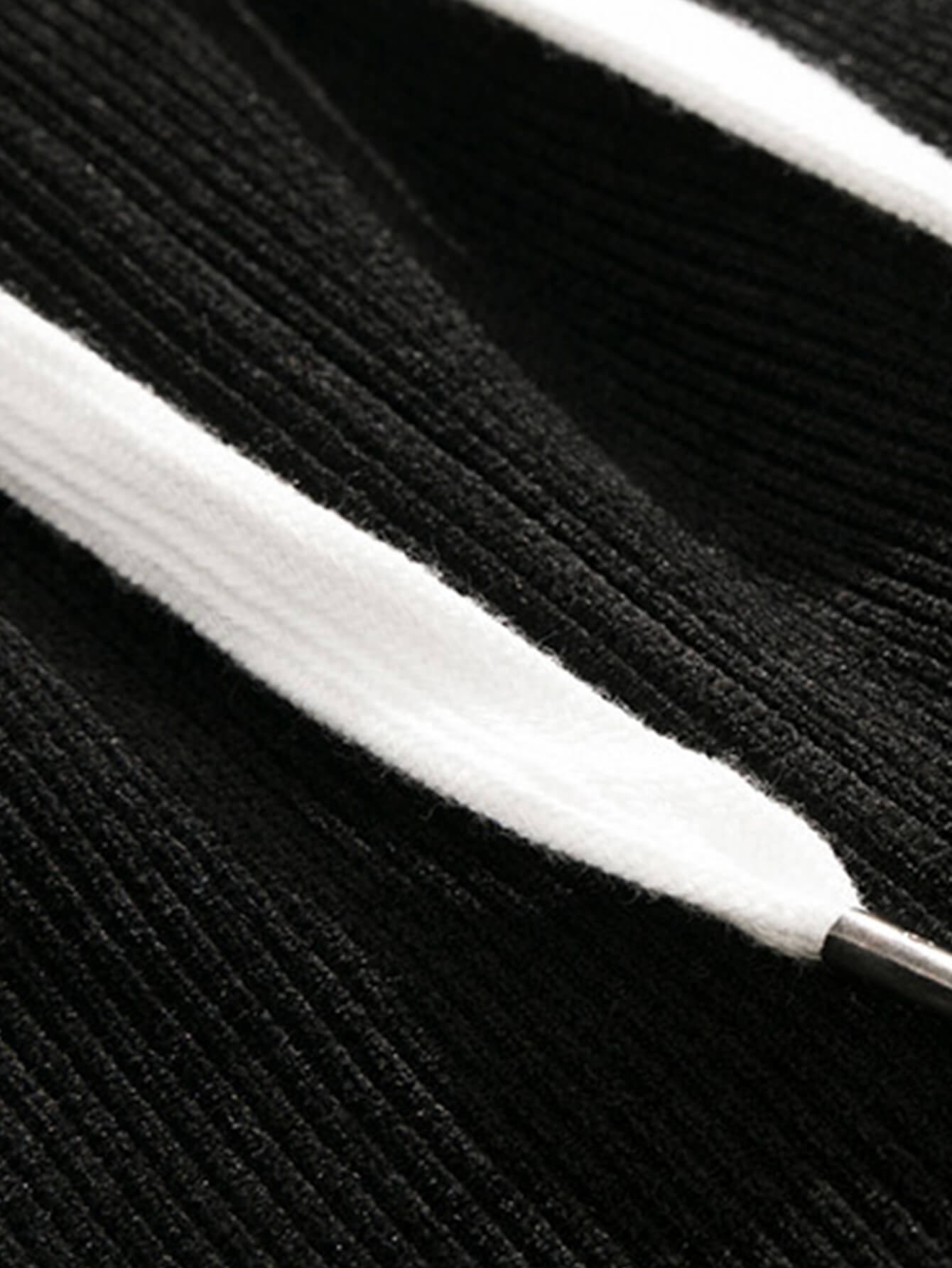 OTTAVIANO Siyah Yamalı Eşofman Altı