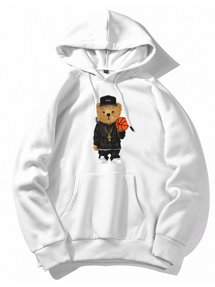 OTTAVIANO Basketball Bear Hoodie