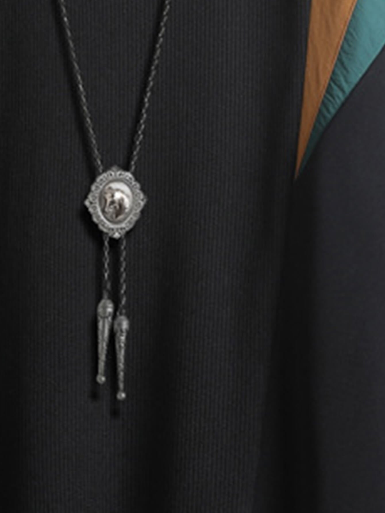 Men OTTAVIANO Neck Cotton Patchwork Sweatshirt