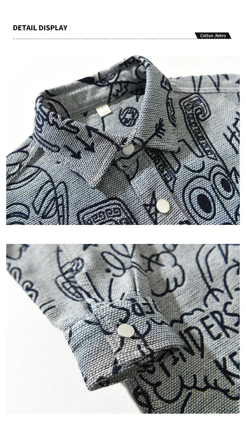 VARENO Graffiti Gömlek