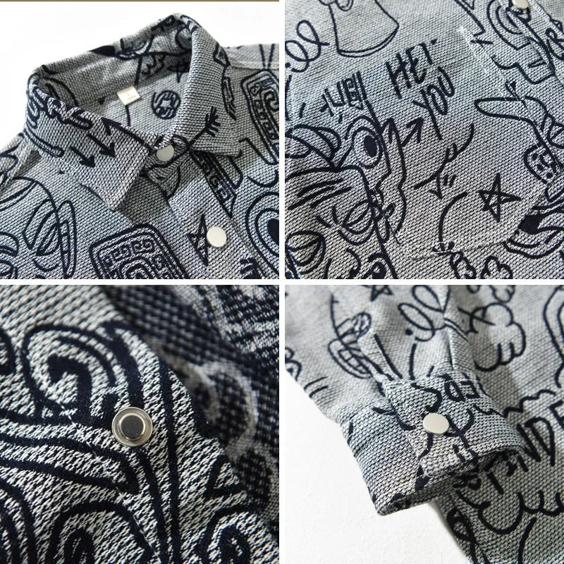 OTTAVIANO Graffiti Gömlek