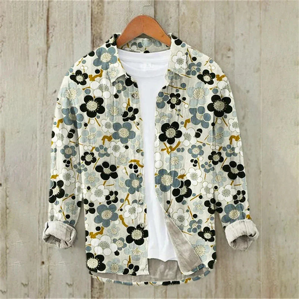 OTTAVIANO Japanese Retro Gömlek