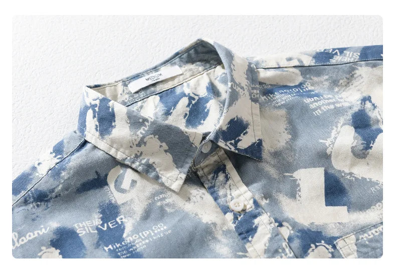 VARENO Beach Pamuk Gömlek