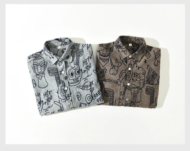 OTTAVIANO Graffiti Gömlek