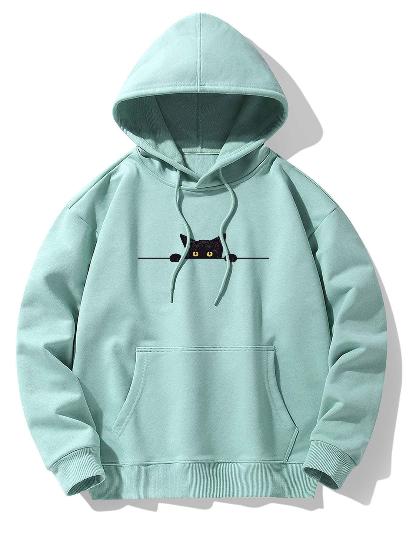 OTTAVIANO Black Cat Drop Hoodie