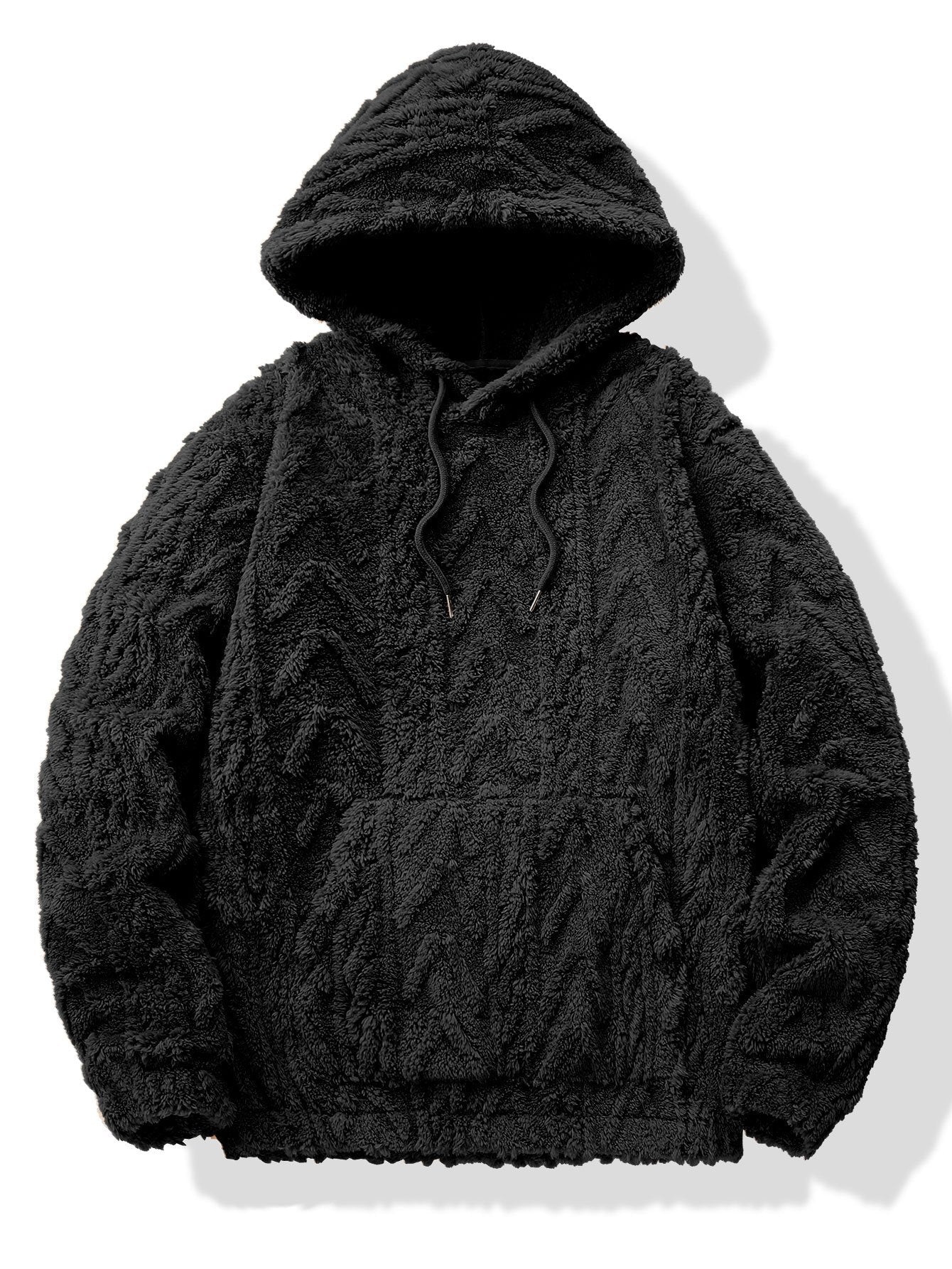 VARENO Geometric Jacquard Hoodie