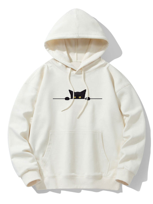 OTTAVIANO Black Cat Drop Hoodie