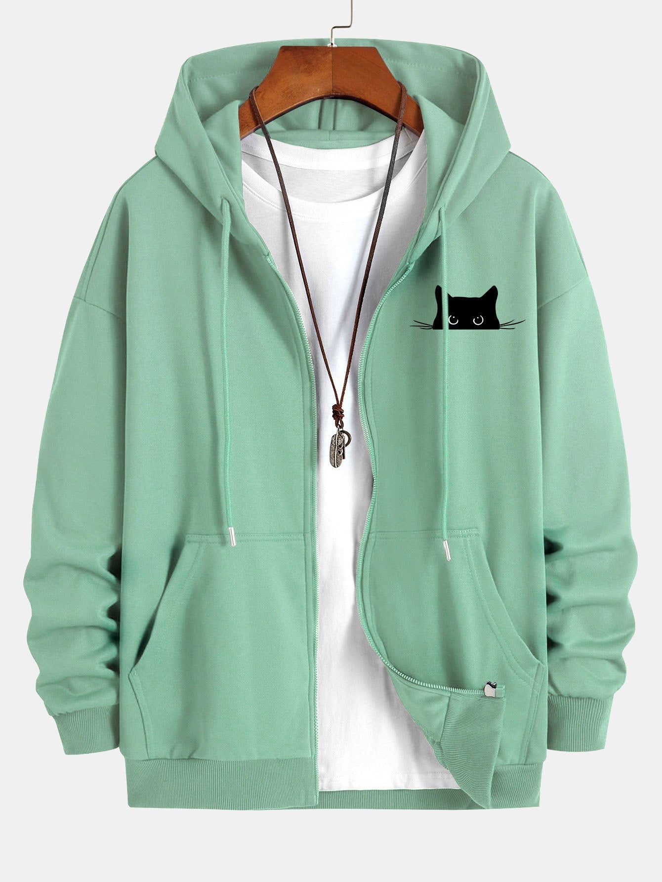 OTTAVIANO Black Cat Hoodie