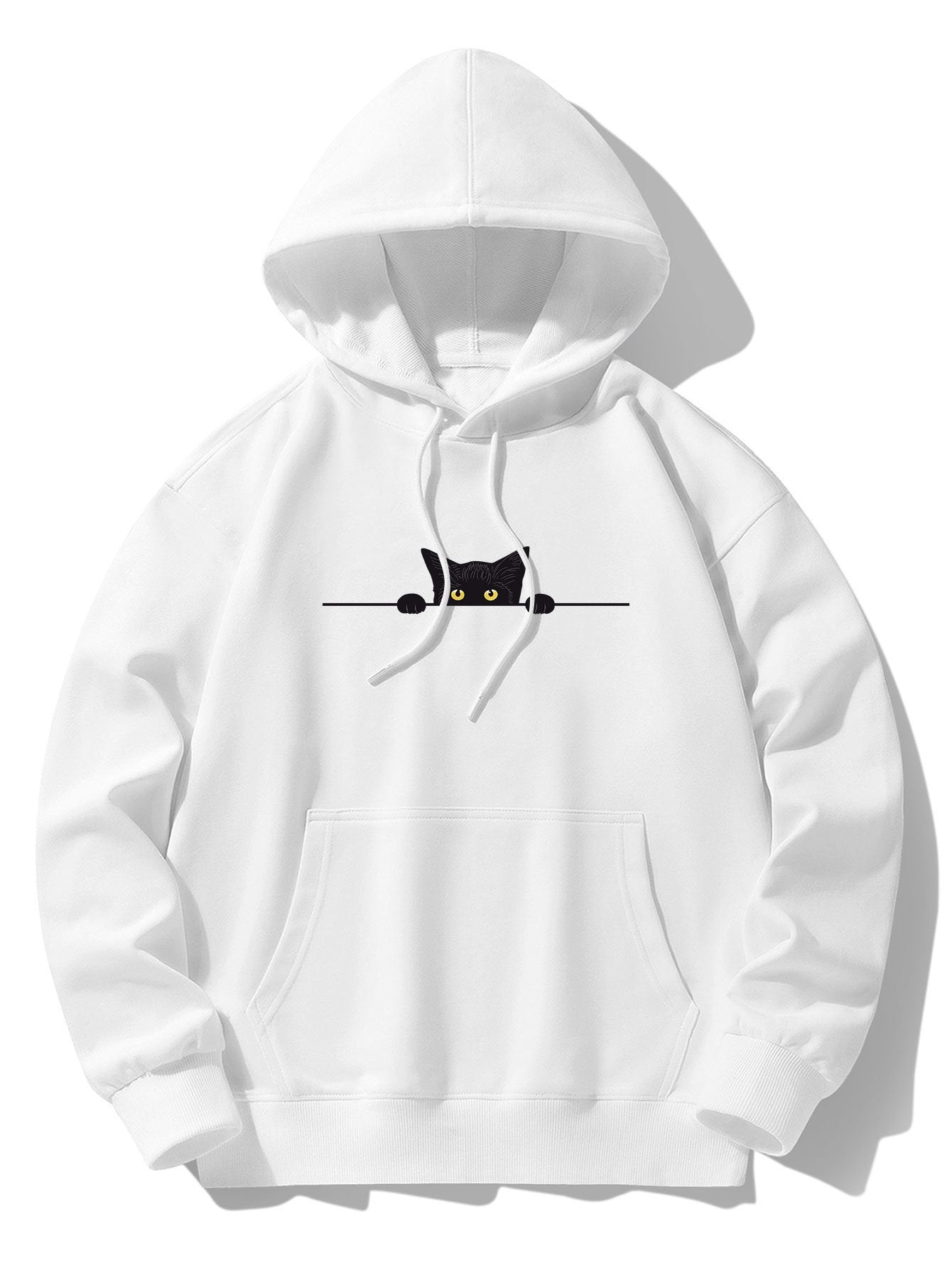 OTTAVIANO Black Cat Drop Hoodie