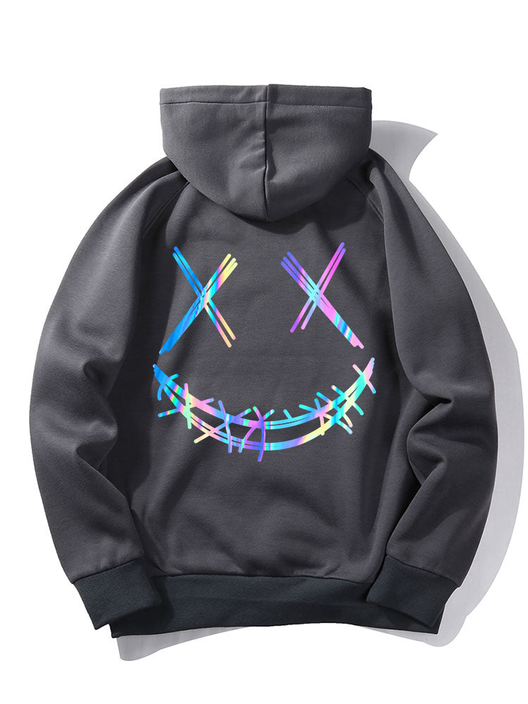OTTAVIANO Gradient Smiley Hoodie